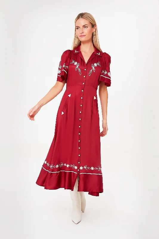 Mega Sale Happening Now!Mega Sale Happening Now!Rhubarb Western Bridge Dress