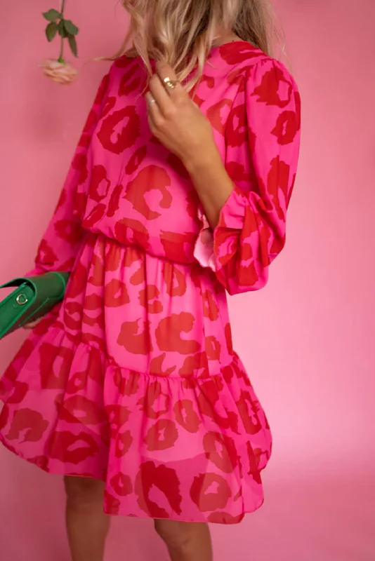 Today’s Deals, Tomorrow’s Regrets!Today’s Deals, Tomorrow’s Regrets!Leopard Ruffle Long Sleeve Dress Today’s Deals, Tomorrow’s Regrets!Today’s Deals, Tomorrow’s Regrets!Leopard Ruffle Long Sleeve Dress