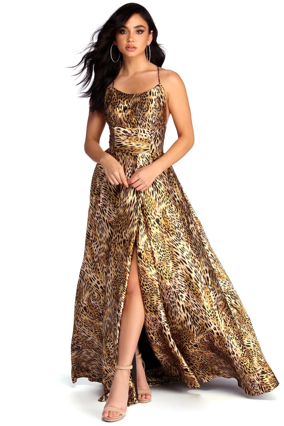 Best Deals Just for You!Best Deals Just for You!Roseanna Formal High Slit Leopard Dress Best Deals Just for You!Best Deals Just for You!Roseanna Formal High Slit Leopard Dress