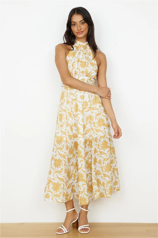 Unmissable Offers Await!Unmissable Offers Await!Showing Emotions Halter Maxi Dress Yellow Unmissable Offers Await!Unmissable Offers Await!Showing Emotions Halter Maxi Dress Yellow
