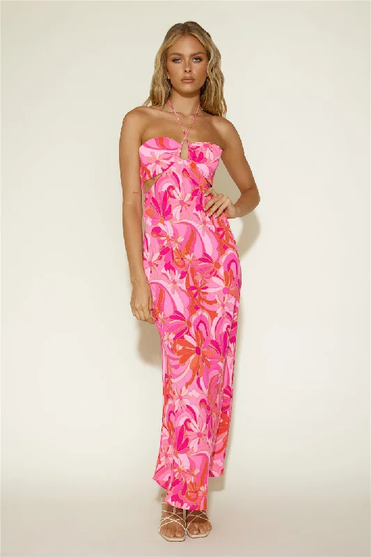 Your Discount is Waiting!Your Discount is Waiting!Summer Getaway Maxi Dress Pink