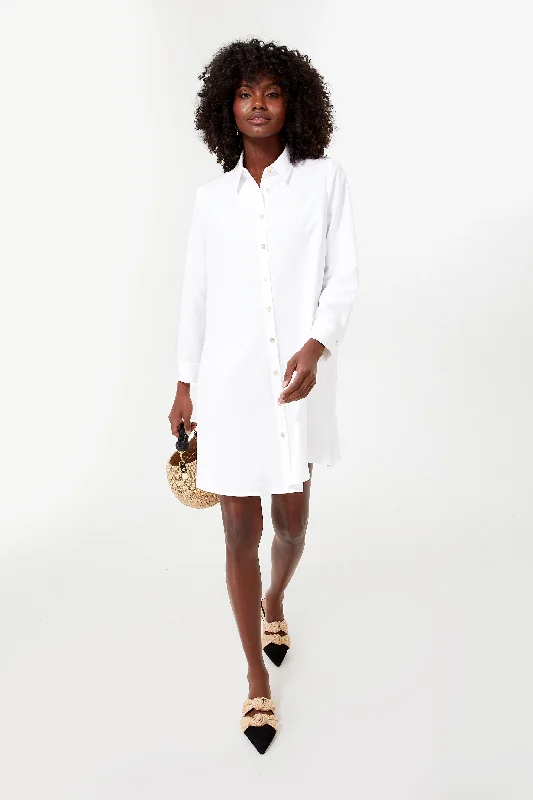 Special Offer – Act Fast!Special Offer – Act Fast!White Oxford Harris Shirt Dress