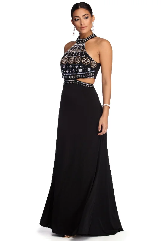 Everything Must Go!Everything Must Go!Zariyah Formal Heat Stone Cut Out Dress