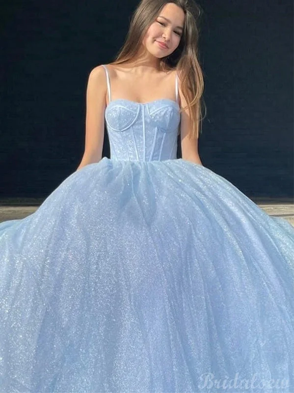 Score Huge Discounts Today!Score Huge Discounts Today!A-line Blue Sparkly Sequin Tulle Long Prom Dresses, Formal Evening Dresses PD264 Score Huge Discounts Today!Score Huge Discounts Today!A-line Blue Sparkly Sequin Tulle Long Prom Dresses, Formal Evening Dresses PD264
