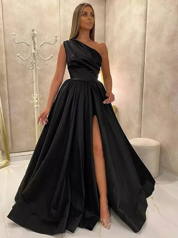 Crazy Discounts Inside!Crazy Discounts Inside!A-line One Shoulder Black Elegant Fashion Formal Long Evening Prom Dresses PD277 Crazy Discounts Inside!Crazy Discounts Inside!A-line One Shoulder Black Elegant Fashion Formal Long Evening Prom Dresses PD277