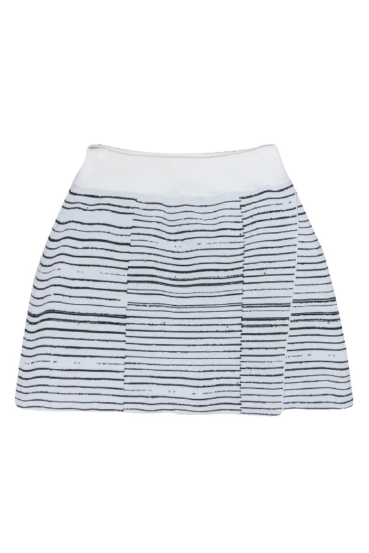 Unmissable Offers Await!Unmissable Offers Await!A.L.C. - White & Black Stripe Knit Skirt Sz S Unmissable Offers Await!Unmissable Offers Await!A.L.C. - White & Black Stripe Knit Skirt Sz S
