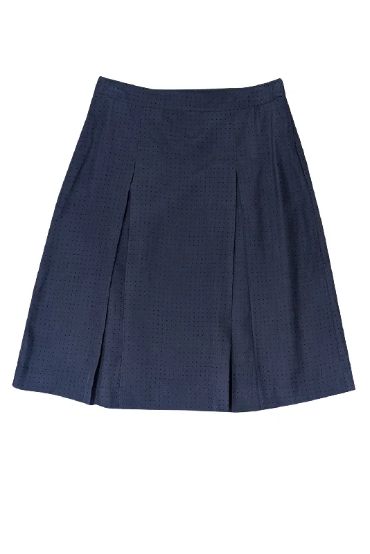 Flash Deals – Act Quickly!Flash Deals – Act Quickly!A.P.C. - Navy Polka Dot Silk Pleated Skirt Sz 0 Flash Deals – Act Quickly!Flash Deals – Act Quickly!A.P.C. - Navy Polka Dot Silk Pleated Skirt Sz 0