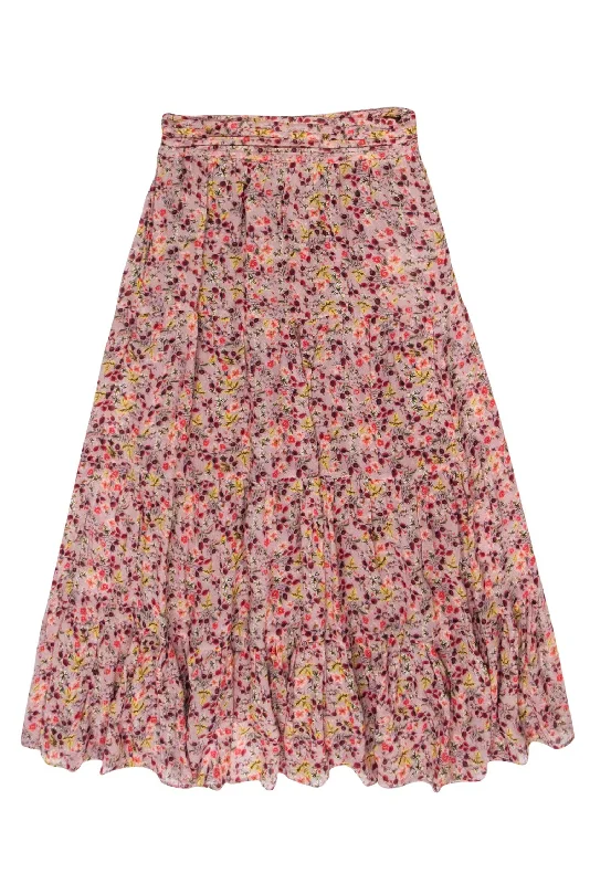 The Best Deals Won’t Wait!The Best Deals Won’t Wait!Ba&sh - Blush Pink w/Multi Color Flkoral Print Maxi Skirt Sz 4 The Best Deals Won’t Wait!The Best Deals Won’t Wait!Ba&sh - Blush Pink w/Multi Color Flkoral Print Maxi Skirt Sz 4