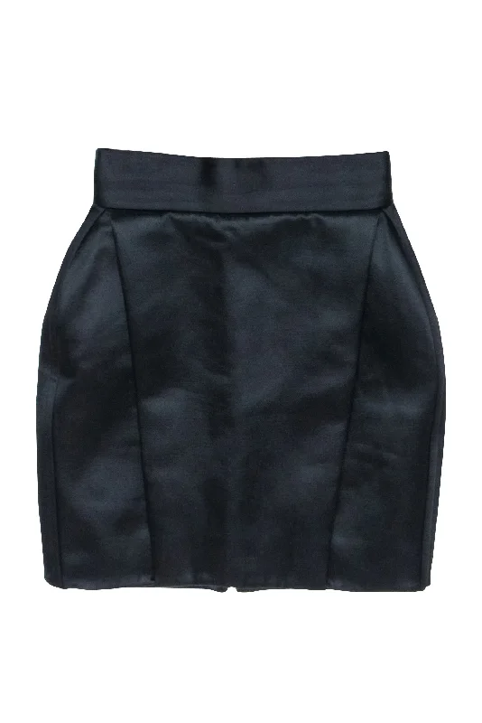 Save More Than Ever!Save More Than Ever!Balmain - Black Mini Skirt Sz S