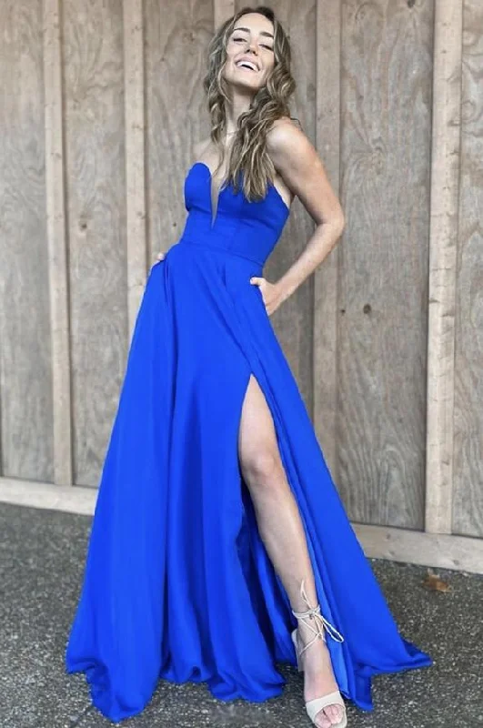 Your Favorite Items on Sale Now!Your Favorite Items on Sale Now!Blue A line long prom dress simple evening dress cg20251 Your Favorite Items on Sale Now!Your Favorite Items on Sale Now!Blue A line long prom dress simple evening dress cg20251