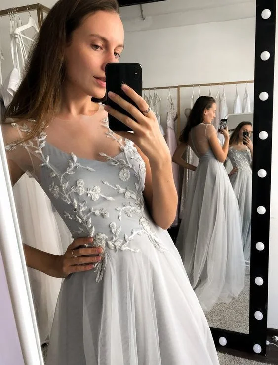 Lowest Prices Guaranteed!Lowest Prices Guaranteed!Charming Tulle Prom Dress With Appliques cg20191 Lowest Prices Guaranteed!Lowest Prices Guaranteed!Charming Tulle Prom Dress With Appliques cg20191