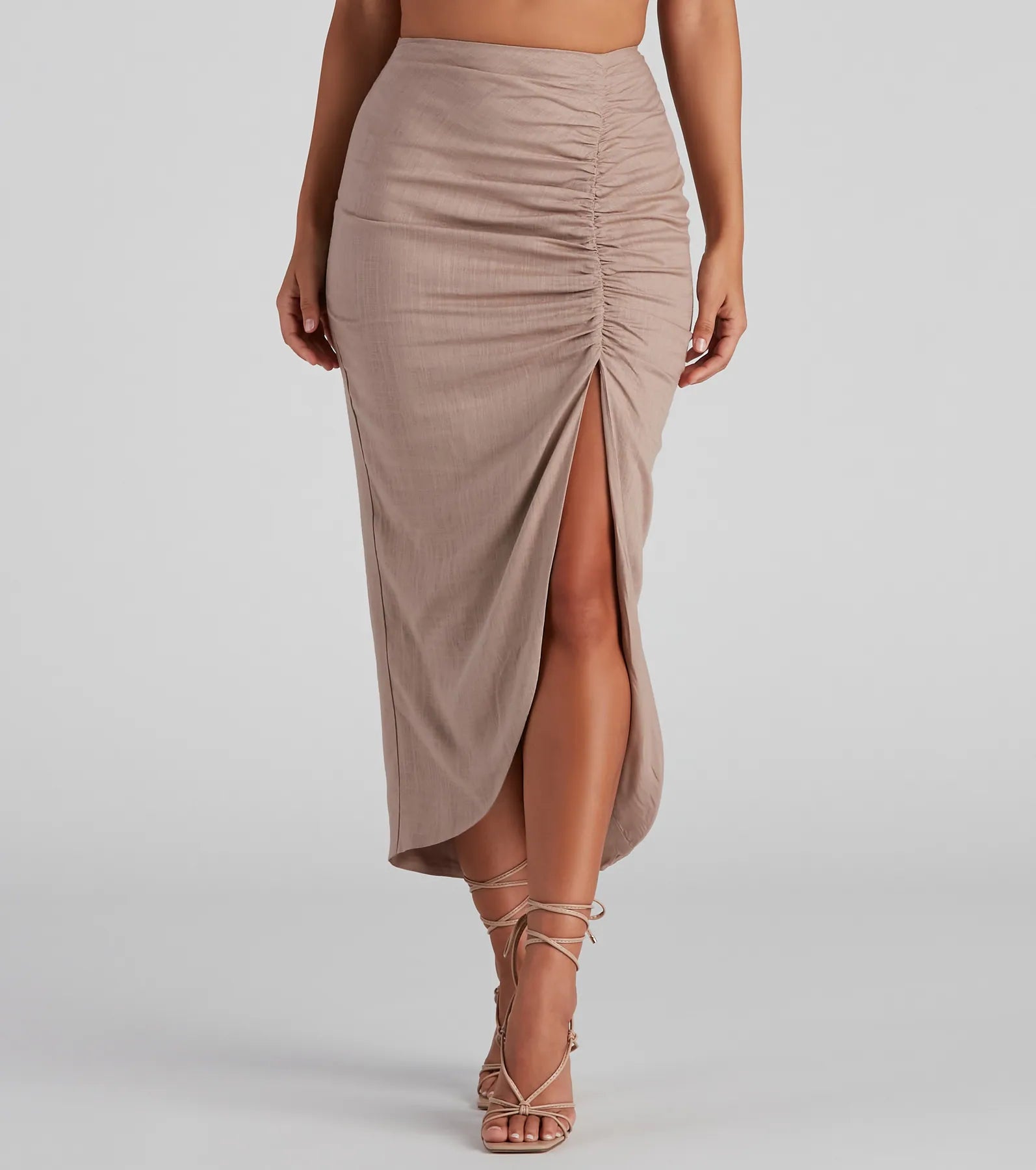 Get It Before It’s Gone!Get It Before It’s Gone!Chic Weekend Vibes Linen Midi Skirt Get It Before It’s Gone!Get It Before It’s Gone!Chic Weekend Vibes Linen Midi Skirt