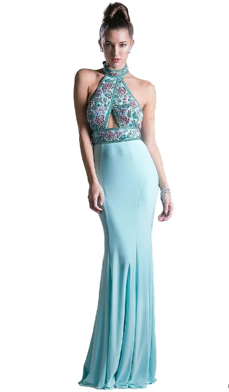 Everything Must Go!Everything Must Go!Cinderella Divine - Embellished High Halter Evening Dress Everything Must Go!Everything Must Go!Cinderella Divine - Embellished High Halter Evening Dress