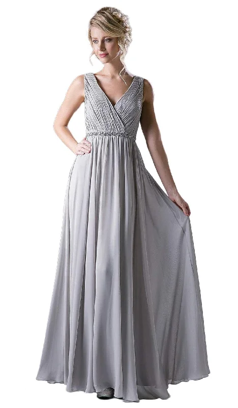 Shop Now and Save!Shop Now and Save!Cinderella Divine - Embellished Surplice Pleated V-neck A-line Dress Shop Now and Save!Shop Now and Save!Cinderella Divine - Embellished Surplice Pleated V-neck A-line Dress