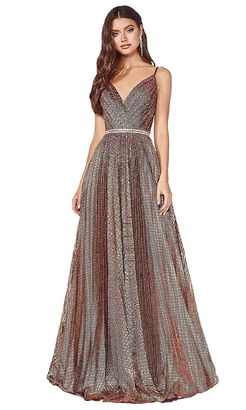 Limited Time Offer!Limited Time Offer!Cinderella Divine - Printed V-Neck Long Dress KC896 - 1 pc Copper In Size 18 Available Limited Time Offer!Limited Time Offer!Cinderella Divine - Printed V-Neck Long Dress KC896 - 1 pc Copper In Size 18 Available