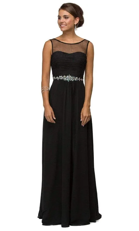 Shop More, Spend Less!Shop More, Spend Less!Dancing Queen - Illusion Chiffon A-line Dress 9541 Shop More, Spend Less!Shop More, Spend Less!Dancing Queen - Illusion Chiffon A-line Dress 9541