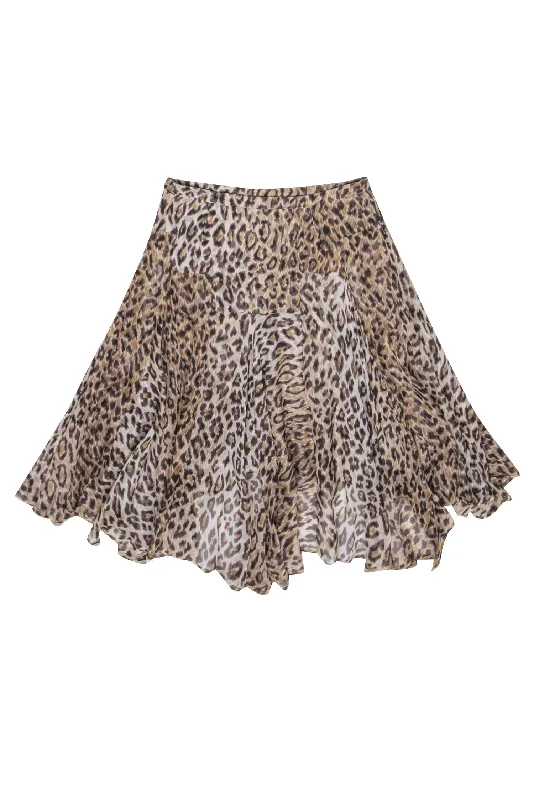 Get the Best for Less!Get the Best for Less!Dolce & Gabbana - Sheer Brown Leopard Print High-Low Skirt Sz 2 Get the Best for Less!Get the Best for Less!Dolce & Gabbana - Sheer Brown Leopard Print High-Low Skirt Sz 2