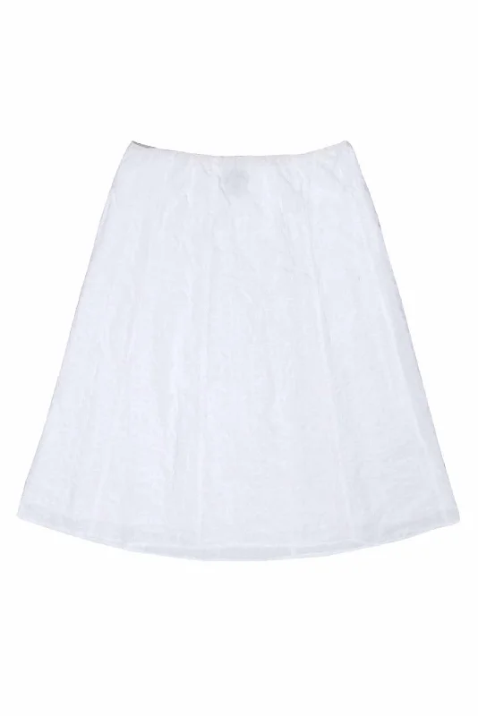 Your Favorite Sale is Back!Your Favorite Sale is Back!Eileen Fisher - White Textured A-line Skirt Sz S Your Favorite Sale is Back!Your Favorite Sale is Back!Eileen Fisher - White Textured A-line Skirt Sz S
