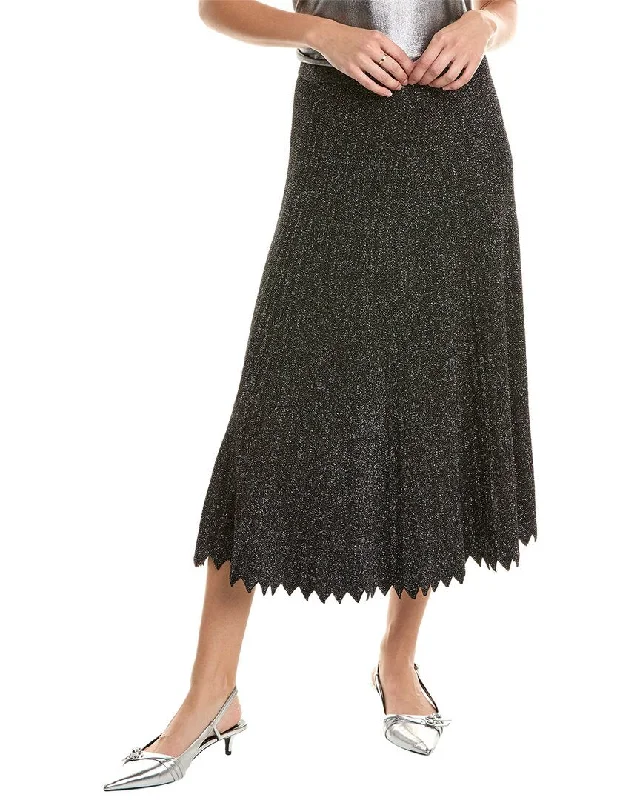 Your Best Deals Are Here!Your Best Deals Are Here!Elie Tahari Lurex Midi Skirt