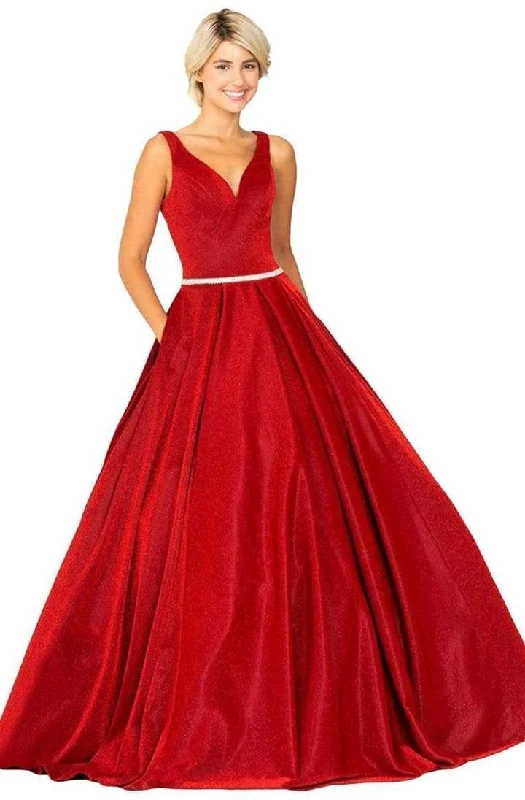 Your Best Deals Are Here!Your Best Deals Are Here!Eureka Fashion - V-Neck Glitter Jersey Ballgown 9070 - 1 pc Red In Size L Available Your Best Deals Are Here!Your Best Deals Are Here!Eureka Fashion - V-Neck Glitter Jersey Ballgown 9070 - 1 pc Red In Size L Available
