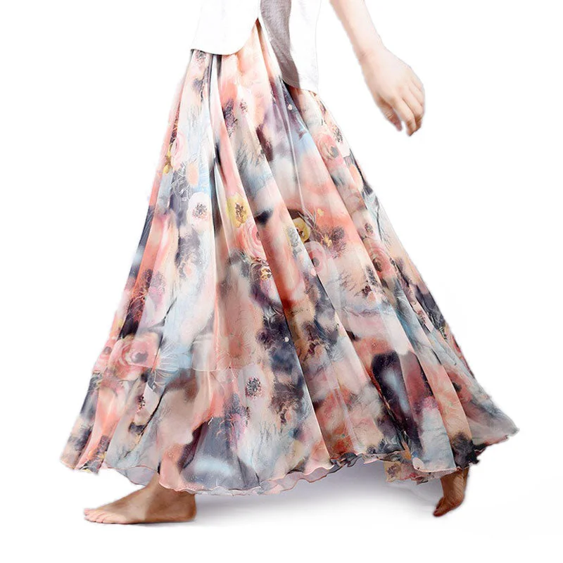 Save More When You Shop More!Save More When You Shop More!Amy Fashion - Fashion Florals Print Long Skirt Save More When You Shop More!Save More When You Shop More!Amy Fashion - Fashion Florals Print Long Skirt