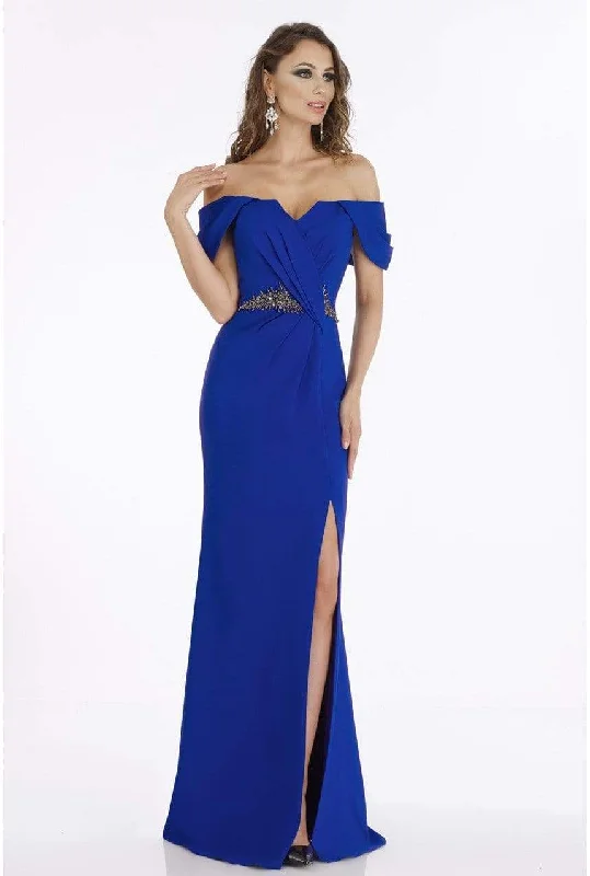 Get It Before It’s Gone!Get It Before It’s Gone!Gia Franco - 12915 Pleated Off-Shoulder Gown with Slit Get It Before It’s Gone!Get It Before It’s Gone!Gia Franco - 12915 Pleated Off-Shoulder Gown with Slit