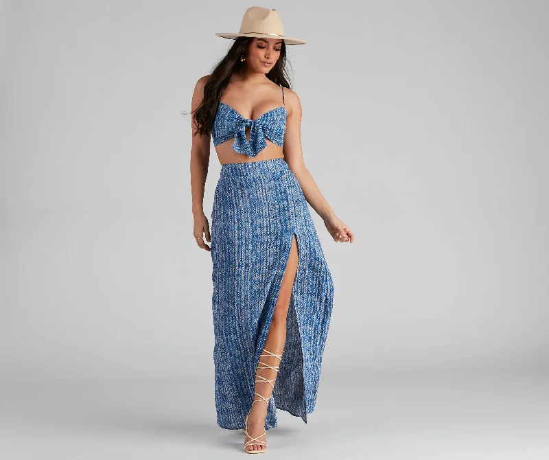 Every Deal is a Steal!Every Deal is a Steal!Girl's Trip Boho Slit Maxi Skirt