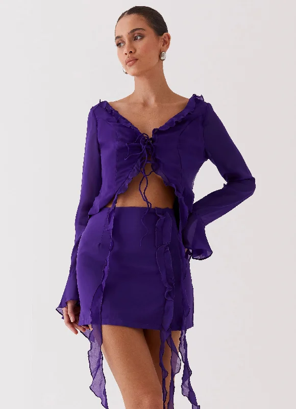 Your Discount is Waiting!Your Discount is Waiting!My Favourite Part Mini Skirt - Violet Your Discount is Waiting!Your Discount is Waiting!My Favourite Part Mini Skirt - Violet