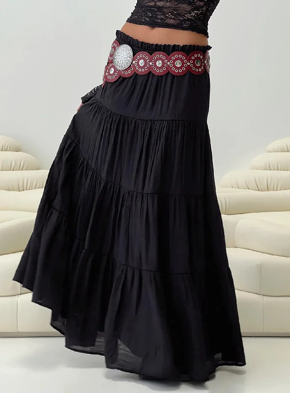 Find Your Perfect Deal Today!Find Your Perfect Deal Today!Mya Maxi Skirt Black