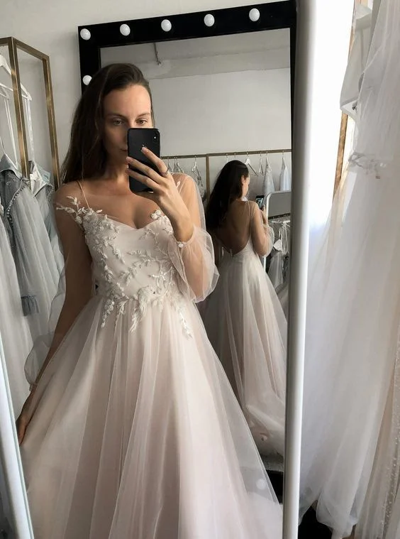 Great Deals, Just for You!Great Deals, Just for You!Open Back Tulle Prom Dress, Chamring Prom Dress With Appliques Top cg20192 Great Deals, Just for You!Great Deals, Just for You!Open Back Tulle Prom Dress, Chamring Prom Dress With Appliques Top cg20192