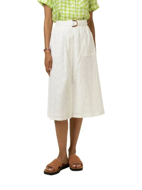 Huge Savings – Act Now!Huge Savings – Act Now!Petra Skirt In Blanc