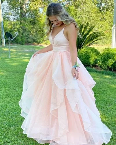 Buy One, Get One Free!Buy One, Get One Free!Princess Blush Pink Long Prom Dress cg20338 Buy One, Get One Free!Buy One, Get One Free!Princess Blush Pink Long Prom Dress cg20338