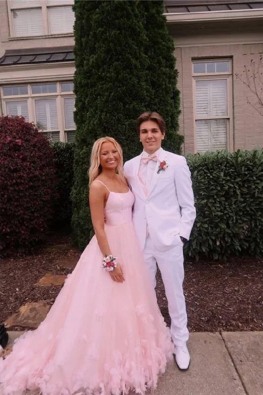 Save More with Every Purchase!Save More with Every Purchase!Pink Tulle Spaghetti Straps Sweet 16 Prom Dress, Floor Length Tulle Formal Dress cg20353 Save More with Every Purchase!Save More with Every Purchase!Pink Tulle Spaghetti Straps Sweet 16 Prom Dress, Floor Length Tulle Formal Dress cg20353