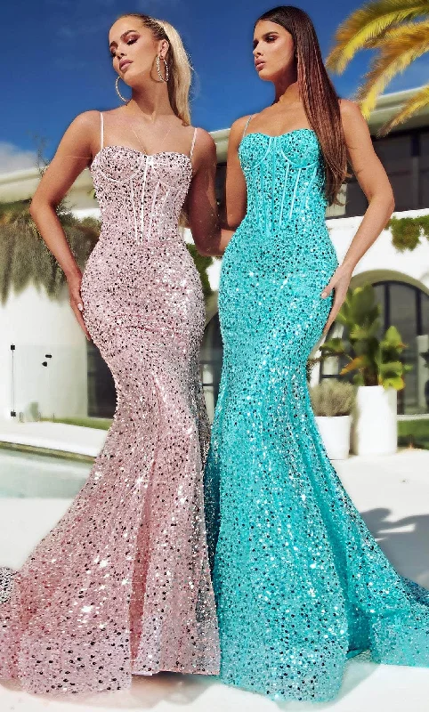 Shop Early, Save Big!Shop Early, Save Big!Portia and Scarlett PS23061 - Corset Sequin Classic Prom Gown Shop Early, Save Big!Shop Early, Save Big!Portia and Scarlett PS23061 - Corset Sequin Classic Prom Gown