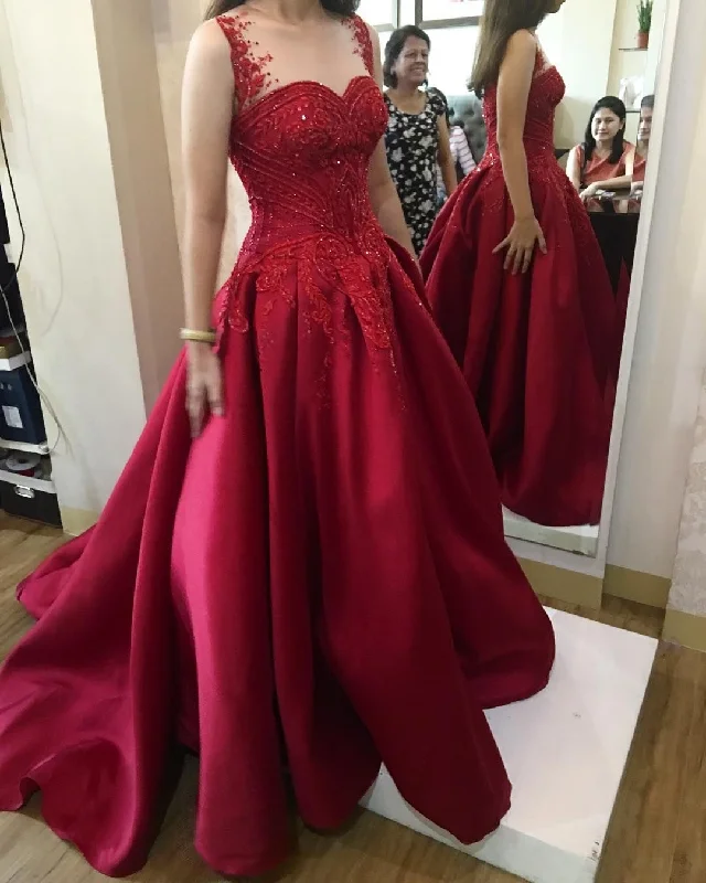 Massive Price Cuts!Massive Price Cuts!red long prom dress,  evening dress    cg20292