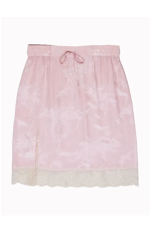 Amazing Prices You Can’t Resist!Amazing Prices You Can’t Resist!Zadig & Voltaire - Blush Lace Pink Brocade Drawstring Skirt w/ Cream Lace Trim Sz L Amazing Prices You Can’t Resist!Amazing Prices You Can’t Resist!Zadig & Voltaire - Blush Lace Pink Brocade Drawstring Skirt w/ Cream Lace Trim Sz L