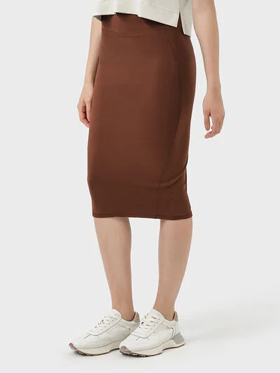 Steals and Deals Await!Steals and Deals Await!Slit Wrap Active Skirt