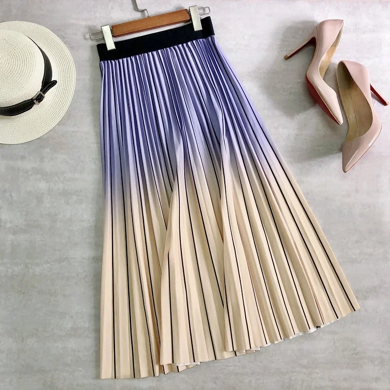 The Best Offers Are Here!The Best Offers Are Here!Summer Midi Skirts Women Printed Elastic High Waist A Line Swing Pleated Skirt The Best Offers Are Here!The Best Offers Are Here!Summer Midi Skirts Women Printed Elastic High Waist A Line Swing Pleated Skirt