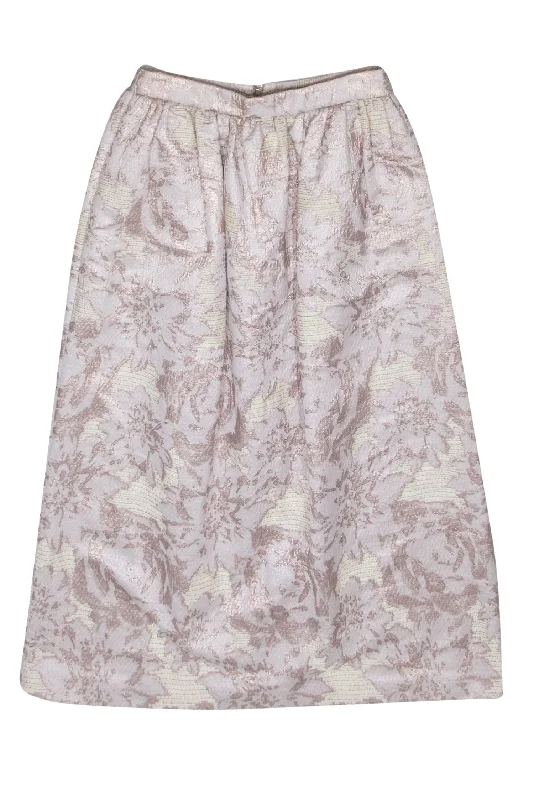 Your Dream Deal is Here!Your Dream Deal is Here!Suno - Blush Pink & Metallic Brocade Midi Skirt Sz M Your Dream Deal is Here!Your Dream Deal is Here!Suno - Blush Pink & Metallic Brocade Midi Skirt Sz M