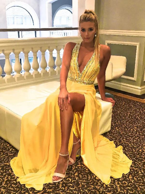 Savings You Can’t Ignore!Savings You Can’t Ignore!Unique yellow evening Dresses prom dresses cg20380 Savings You Can’t Ignore!Savings You Can’t Ignore!Unique yellow evening Dresses prom dresses cg20380