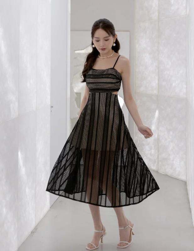 Instant Savings Await!Instant Savings Await!Agatha Lace Trim Dress in Black