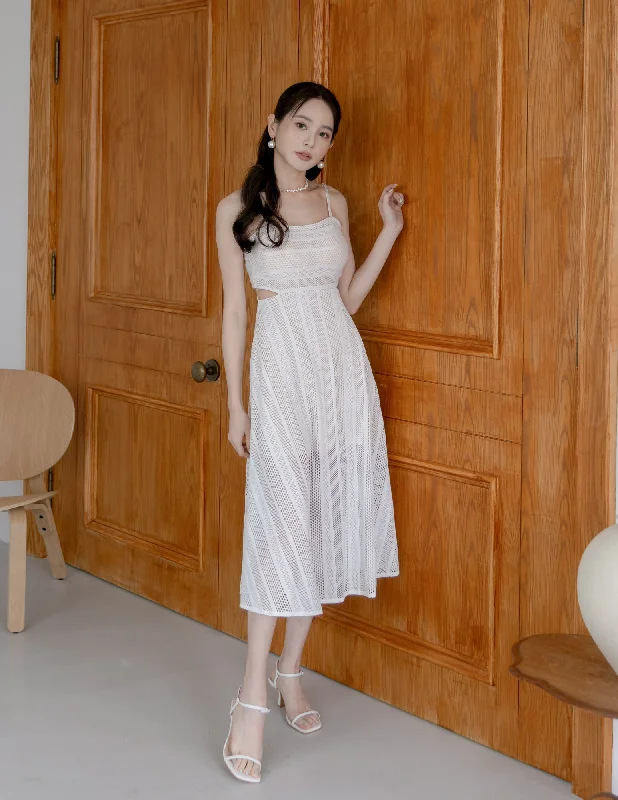 Seasonal Sale – Shop Now!Seasonal Sale – Shop Now!Agatha Lace Trim Dress in White