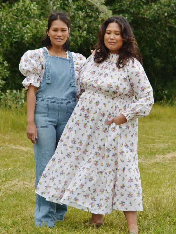 Biggest Sale of the Season!Biggest Sale of the Season!100% RECYCLED COTTON - PRAIRIE DRESS ROSE FLORAL - HAND SMOCKED Biggest Sale of the Season!Biggest Sale of the Season!100% RECYCLED COTTON - PRAIRIE DRESS ROSE FLORAL - HAND SMOCKED