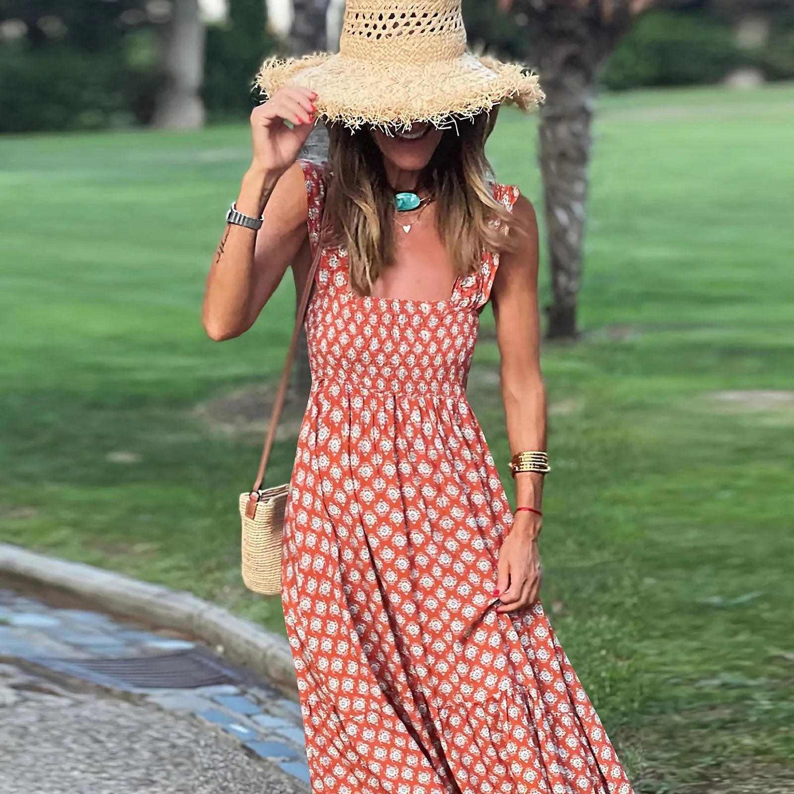 The Best Deals Won’t Wait!The Best Deals Won’t Wait!Women's Spaghetti Strap Neck Ruffle Beach Sun Bohemian Holiday Boho Dress The Best Deals Won’t Wait!The Best Deals Won’t Wait!Women's Spaghetti Strap Neck Ruffle Beach Sun Bohemian Holiday Boho Dress