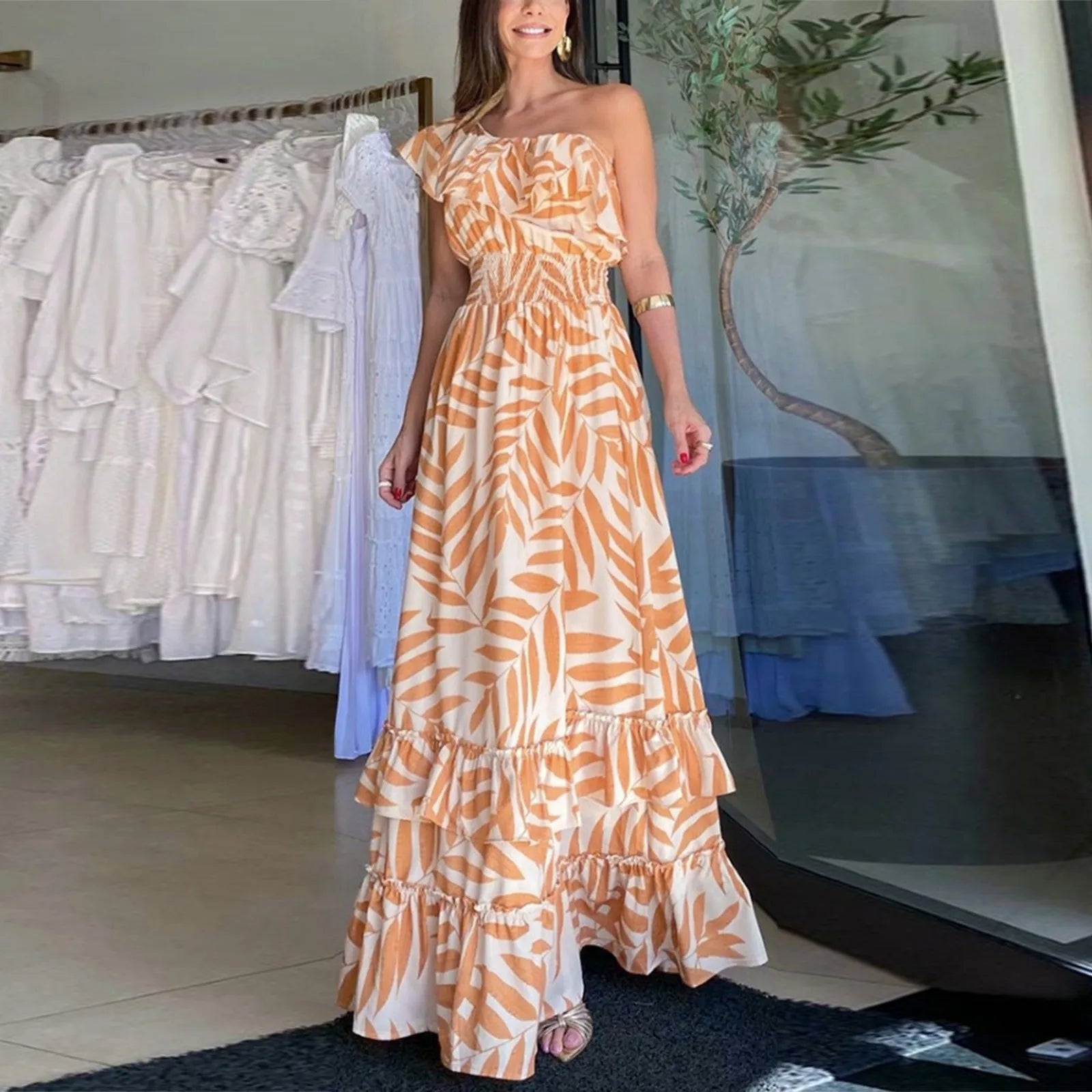 Your Chance to Save is Now!Your Chance to Save is Now!Summer 2024 Flowy Square Off Shoulder Smocked Back Floral Long Maxi Boho Dress Your Chance to Save is Now!Your Chance to Save is Now!Summer 2024 Flowy Square Off Shoulder Smocked Back Floral Long Maxi Boho Dress