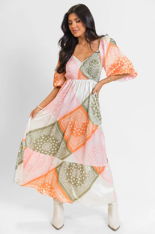 The Best Offers Are Here!The Best Offers Are Here!Fall Festivities Multi Patchwork Printed Dress The Best Offers Are Here!The Best Offers Are Here!Fall Festivities Multi Patchwork Printed Dress
