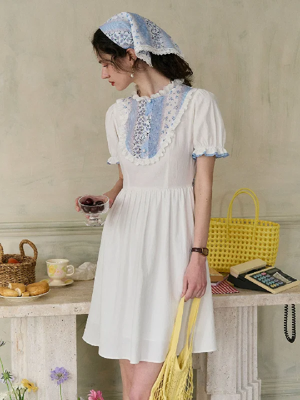 Enjoy Huge Discounts Now!Enjoy Huge Discounts Now!【Black Friday】Katie Lace Round Neck Striped Floral Contrast Puff Sleeve Patchwork Cotton Dress Enjoy Huge Discounts Now!Enjoy Huge Discounts Now!【Black Friday】Katie Lace Round Neck Striped Floral Contrast Puff Sleeve Patchwork Cotton Dress