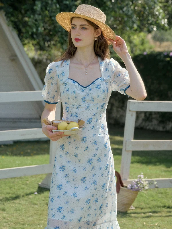 The Best Deals Won’t Wait!The Best Deals Won’t Wait!Maggie Contrast Sweetheart Neck Puff Sleeve Rose Polka Dot Floral Dress The Best Deals Won’t Wait!The Best Deals Won’t Wait!Maggie Contrast Sweetheart Neck Puff Sleeve Rose Polka Dot Floral Dress