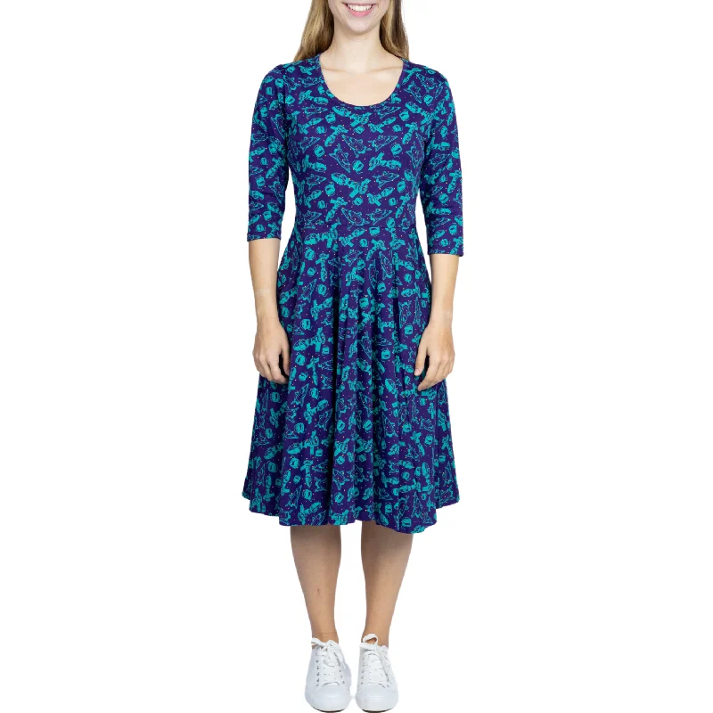 Amazing Prices You Can’t Resist!Amazing Prices You Can’t Resist!Outer Space 3/4th Sleeve Twirl Dress Amazing Prices You Can’t Resist!Amazing Prices You Can’t Resist!Outer Space 3/4th Sleeve Twirl Dress