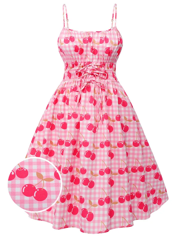 Special Offer – Act Fast!Special Offer – Act Fast!Pink 1950s Cherry Spaghetti Strap Dress Special Offer – Act Fast!Special Offer – Act Fast!Pink 1950s Cherry Spaghetti Strap Dress